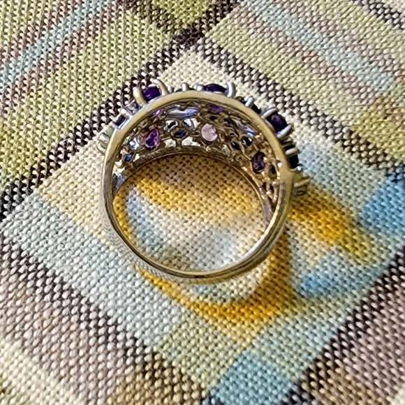 COPY - 🦚  SS Multi-Gemstone Ring - Picture 13 of 16